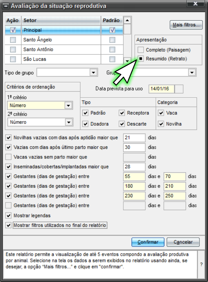 Tela de gera&ccedil;&atilde;o