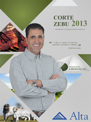 CATÁLOGO ALTA CORTE ZEBU 2013