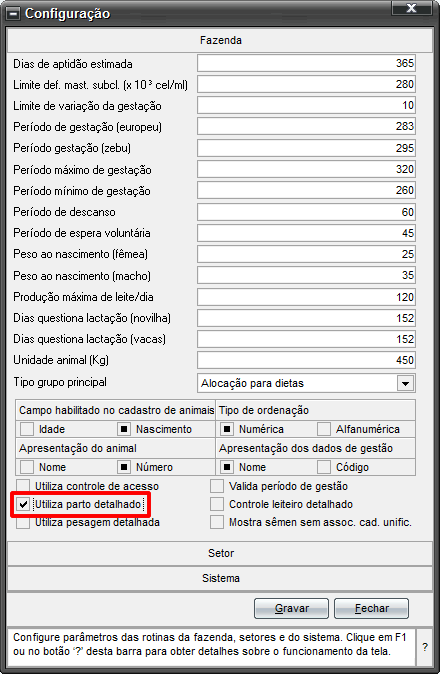Configuração
