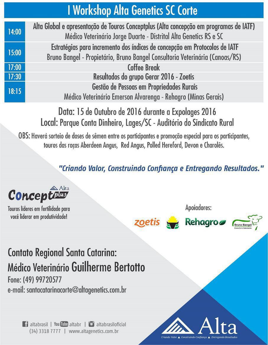 Workshop Alta Genetics