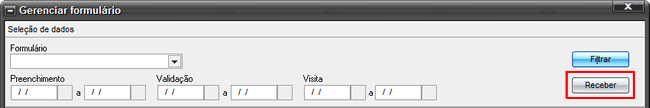 Recebimento de Formulários