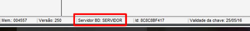 Identificação do Servidor