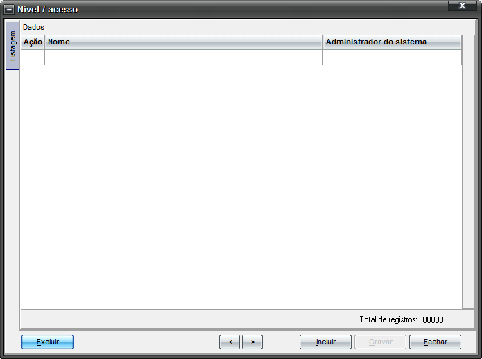 Aba Listagem Aba Listagem