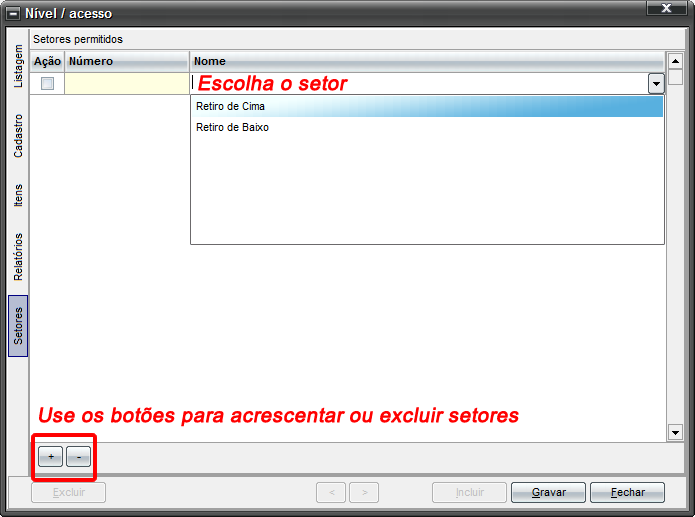 Aba Setores Aba Setores